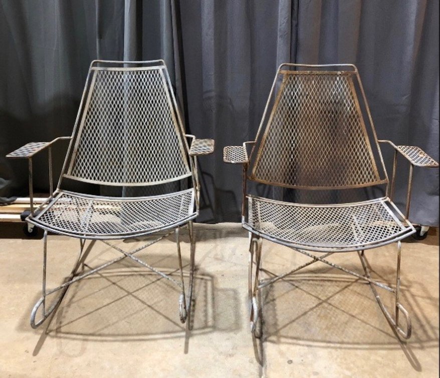Metal Wire Rocking Chairs 29”x34”