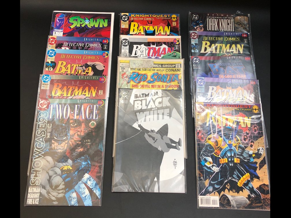 Comic Books, Batman, Spawn, Red Sonja