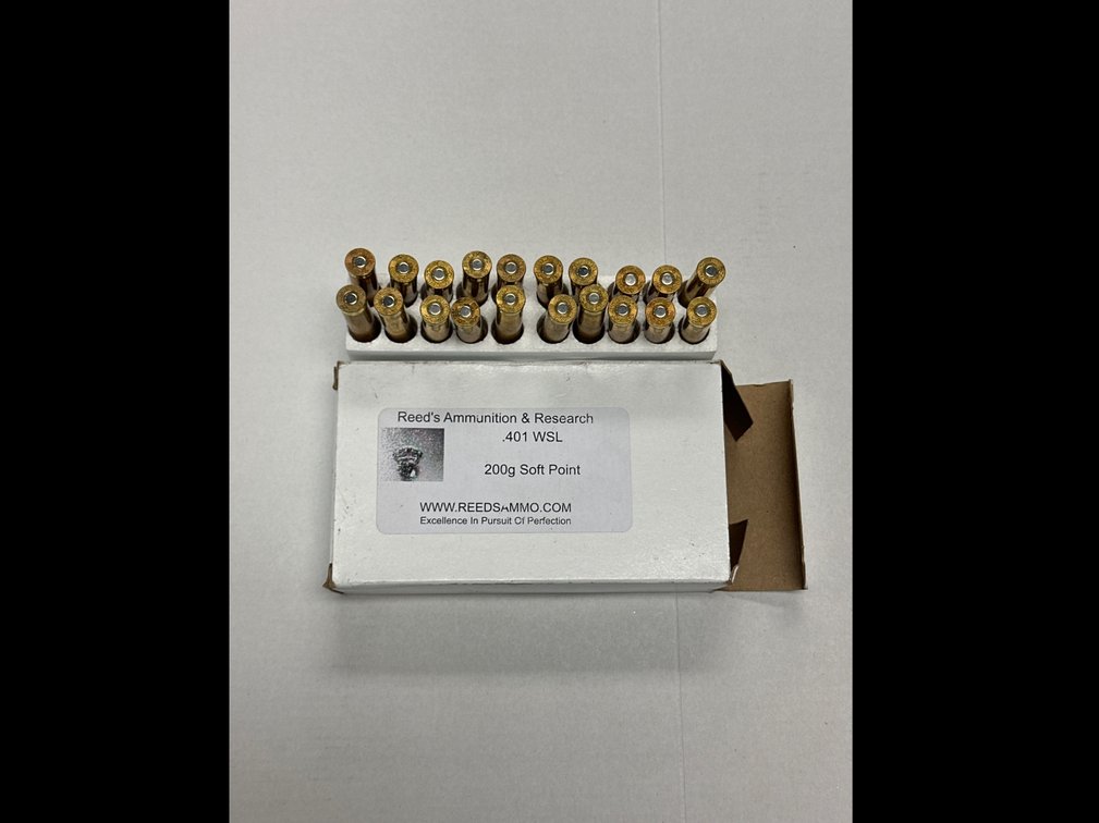 Reed’s Ammunition 401 200 grain, 20 rounds