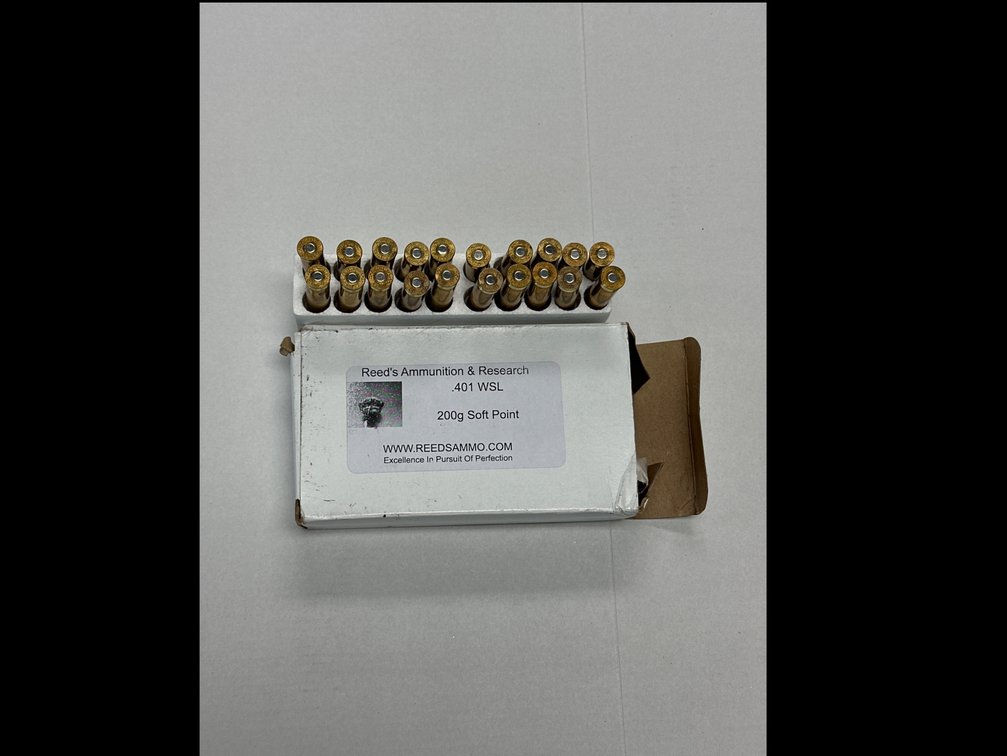 Reed’s Ammunition 401 200 grain, 20 rounds