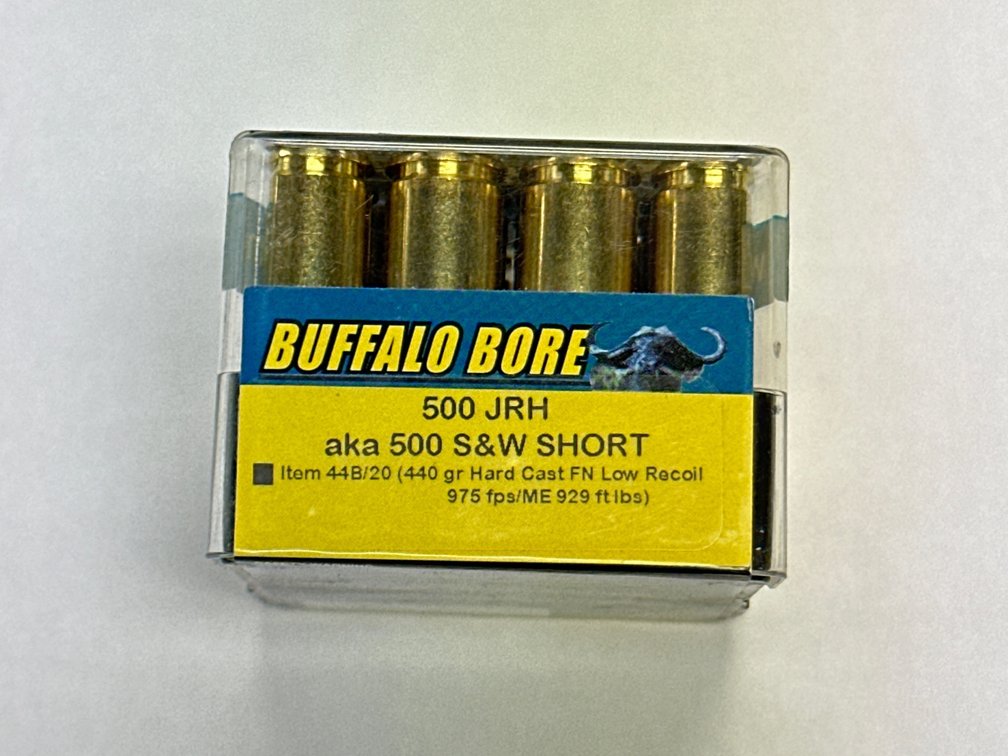 Buffalo Bore JRH aka 500 S&W Short 