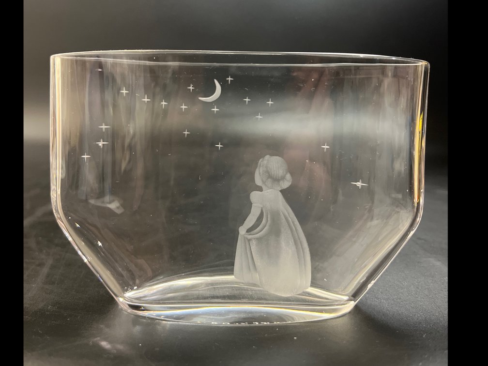 Orrefors crystal vase