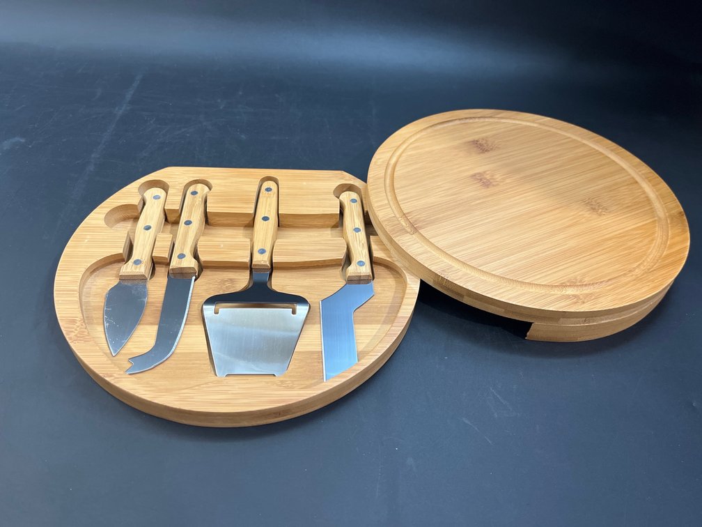 Juvale Bamboo charcuterie board 5 pieces