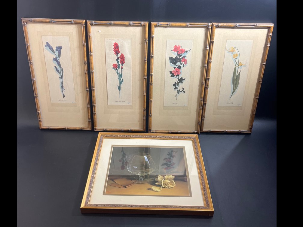 Framed art 8”x16” & 14”x12”