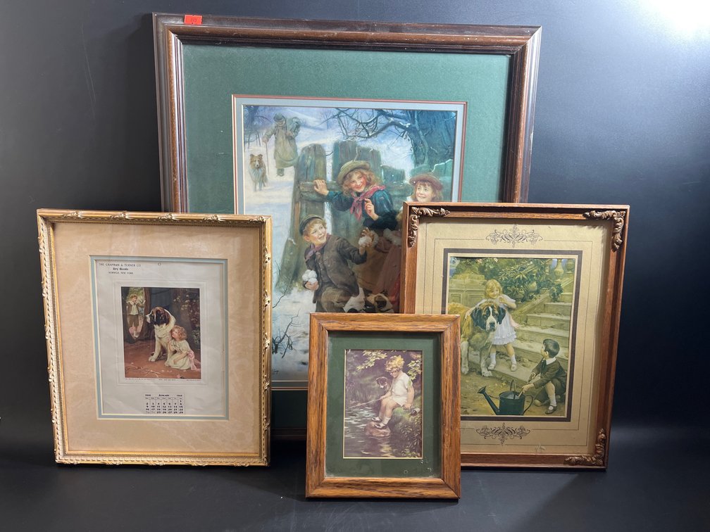 Framed artwork 20.5”x24”, 14.5”x12”,12”x15”, 8”x10”