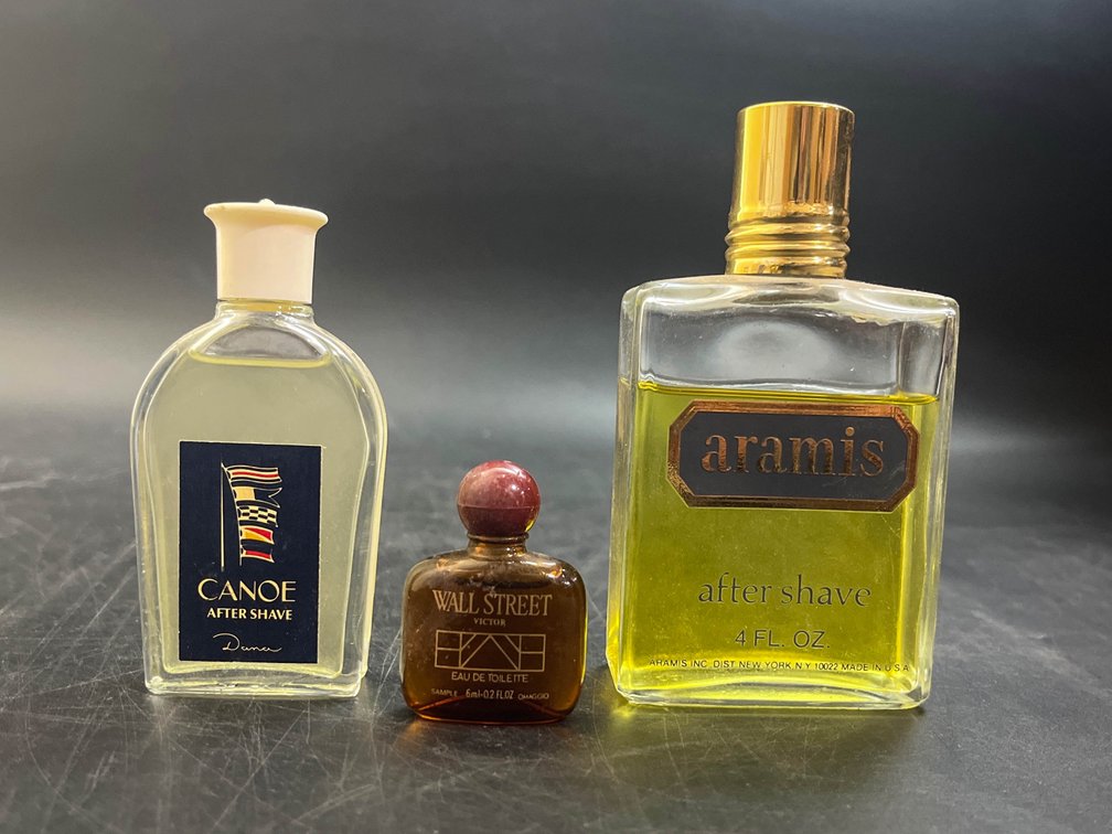 Dana Canoe After Shave, Aramis After Shave, Wall Street Victor Eau De Toilette