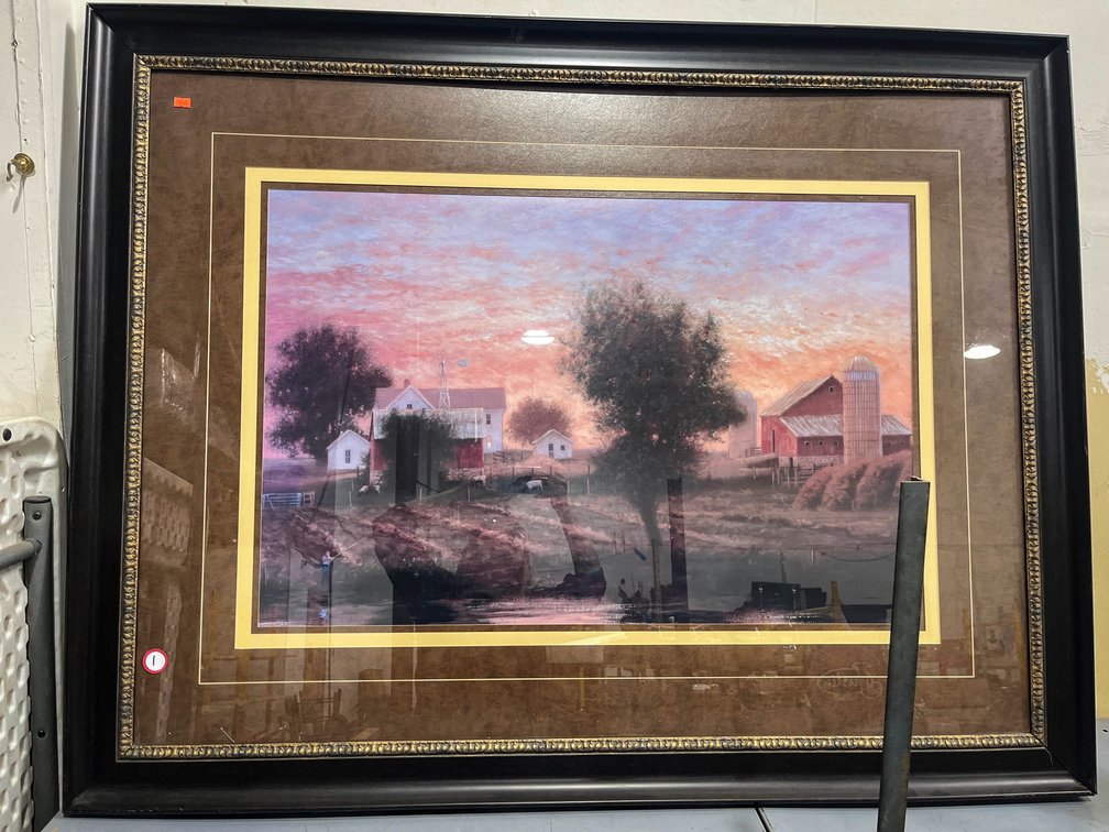 Framed artwork 54”x42”