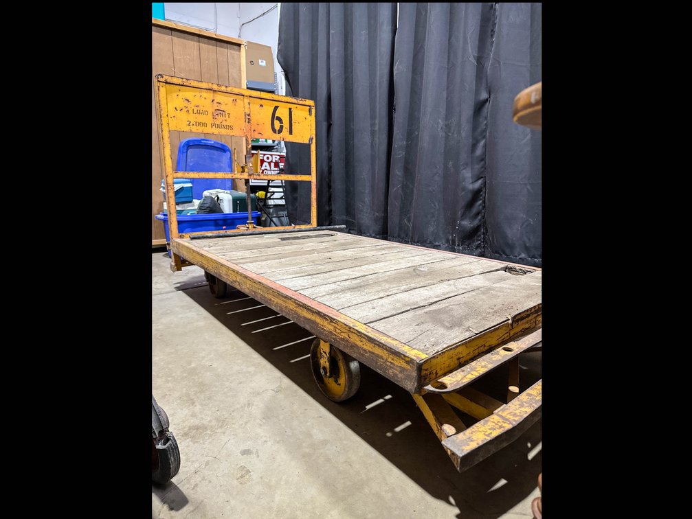 Industrial Cart 40”x74” Load Limit 2,000