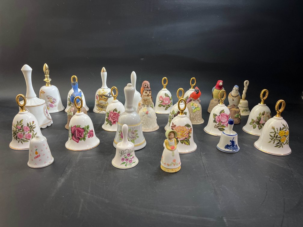 Collection of porcelain bells