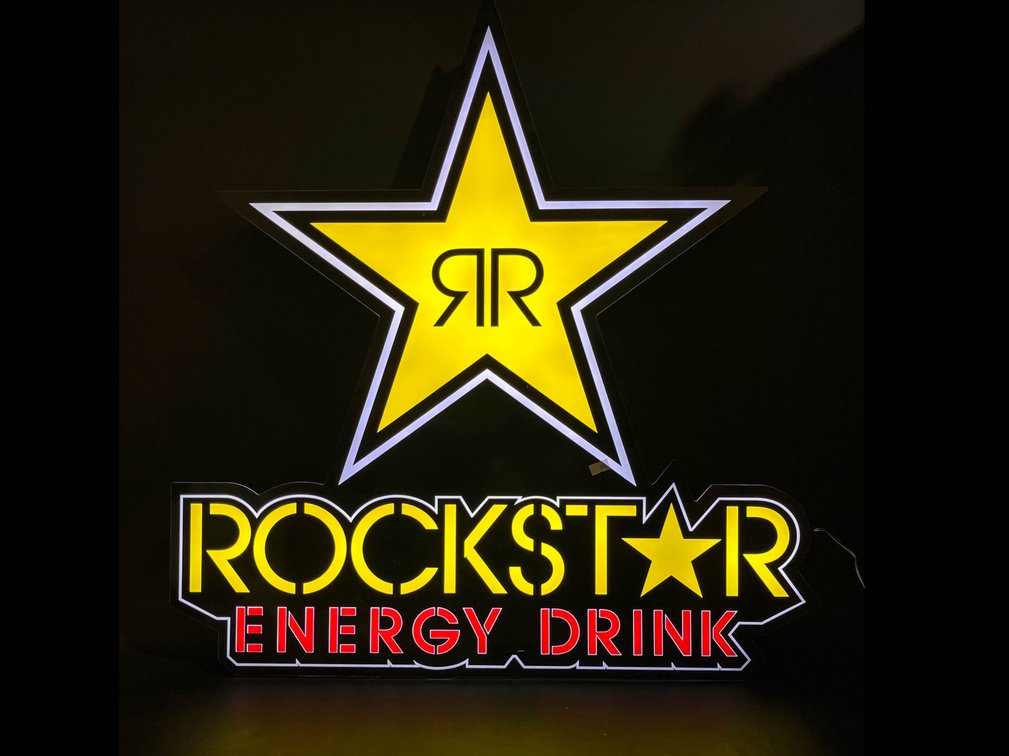 Light up sign Rockstar Energy Drink 