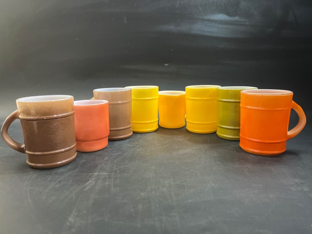 Anchor Hocking FireKing mugs