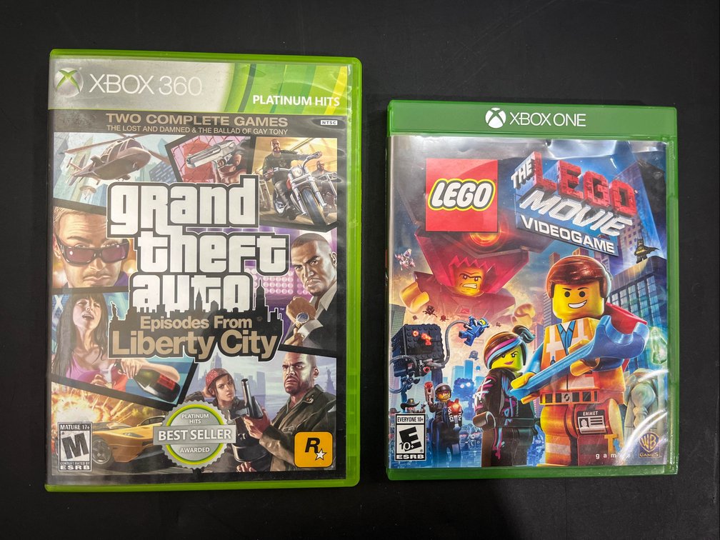 Xbox games, Xbox 360 Grand Theft Auto, Xbox One The lego Movie 