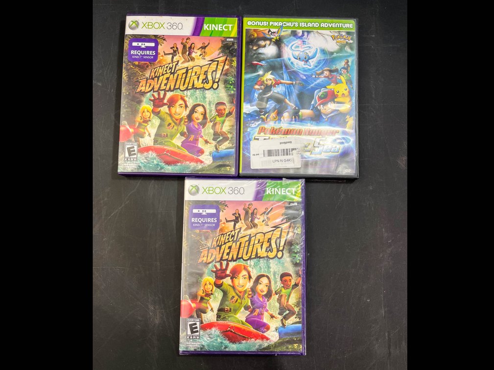 Xbox 360 games, Pokemon Ranger and the Temple of the Sea, Kinect Adventures