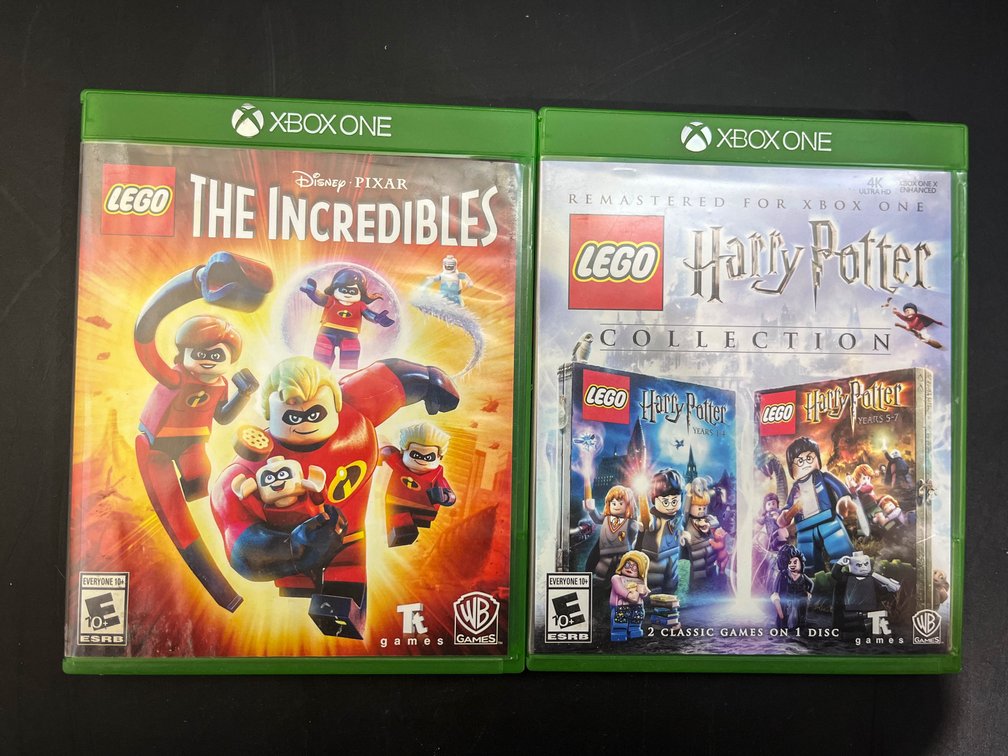Xbox One Lego games, The Incredibles and the Harry Potter collection 