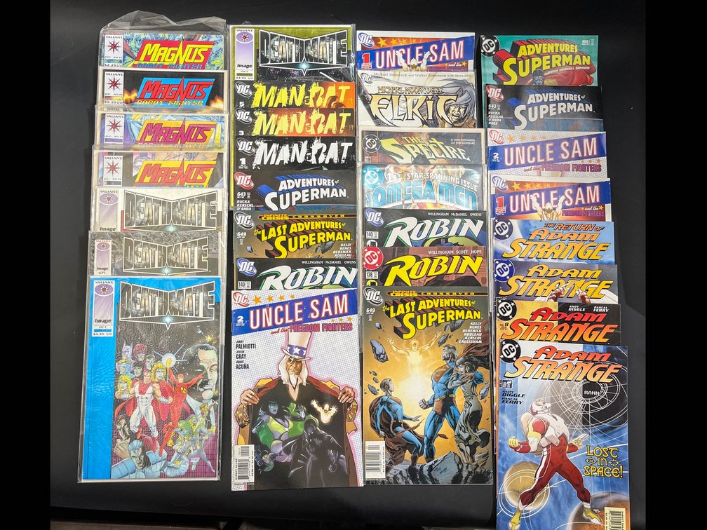 8 Image Comics and 22 DC comics