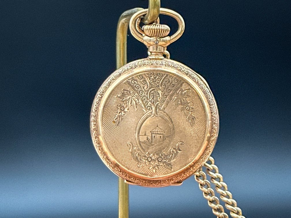 Hampden 14K Gold-Filled Pocket Watch