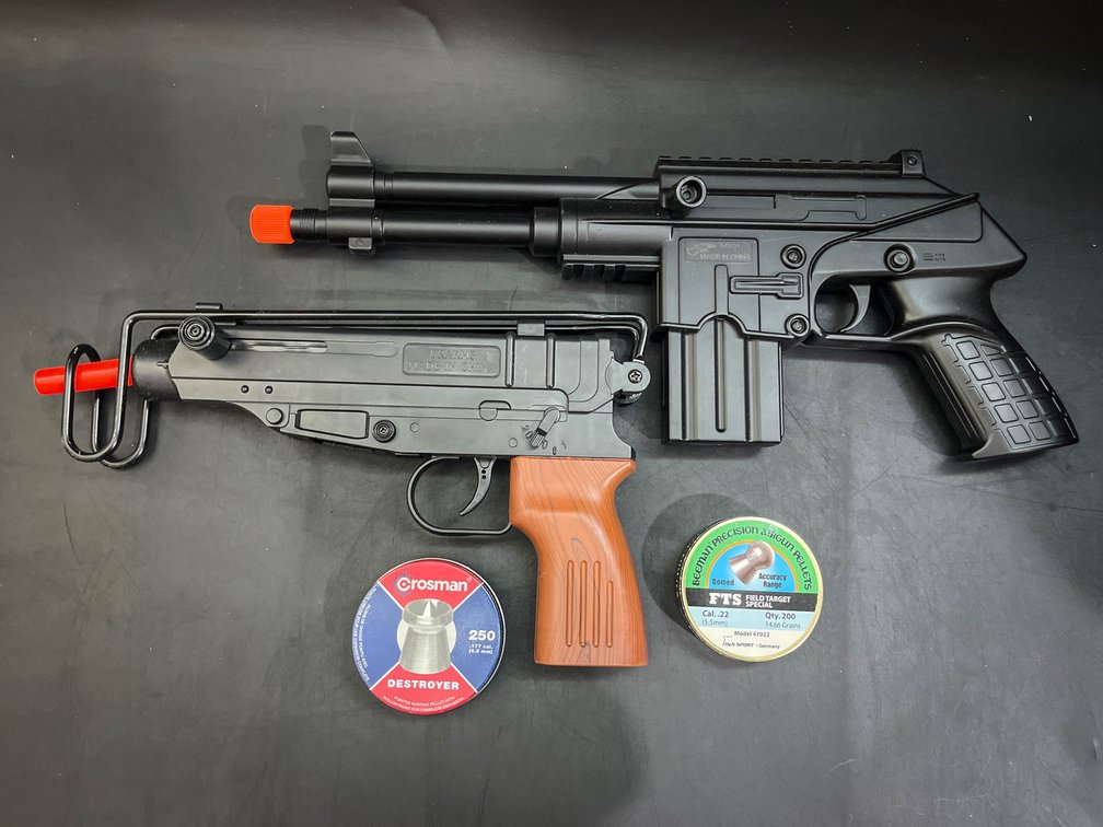 Air sport guns and pellets