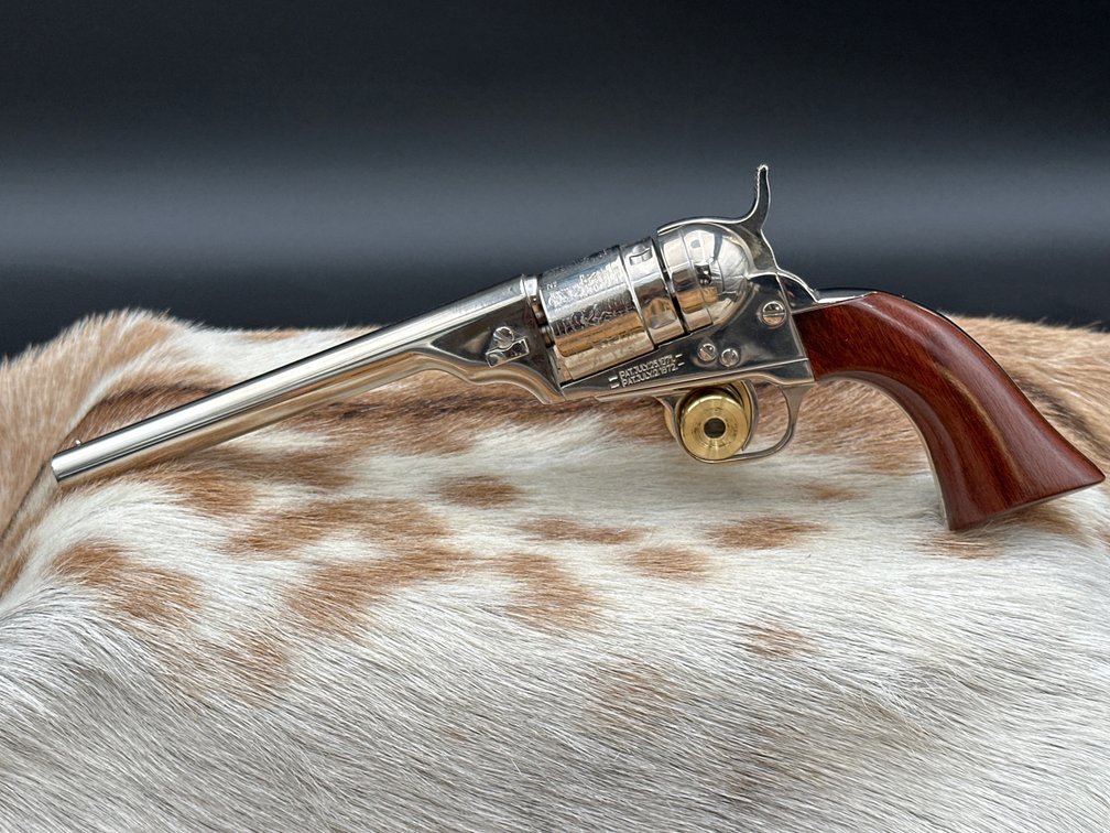 Uberti, Cimarron Firearms Co. .380 ACP conversion- shoots modern ammo, in original box, engraved cylinder
