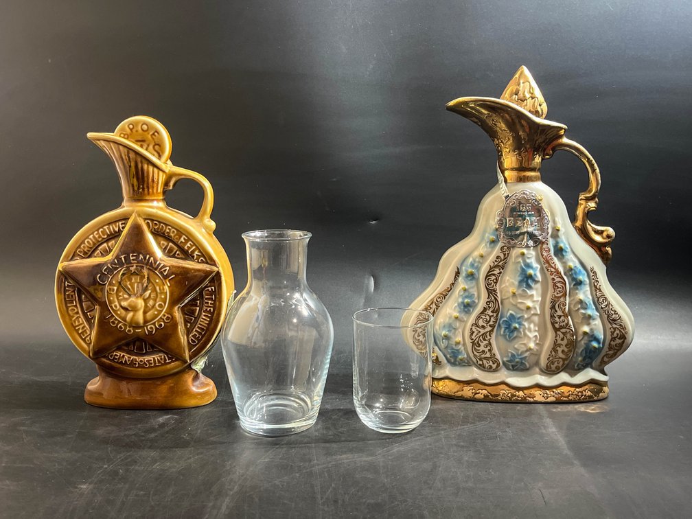 Jim Beam Whiskey Decanter commemorating the centennial of Benevolent and
