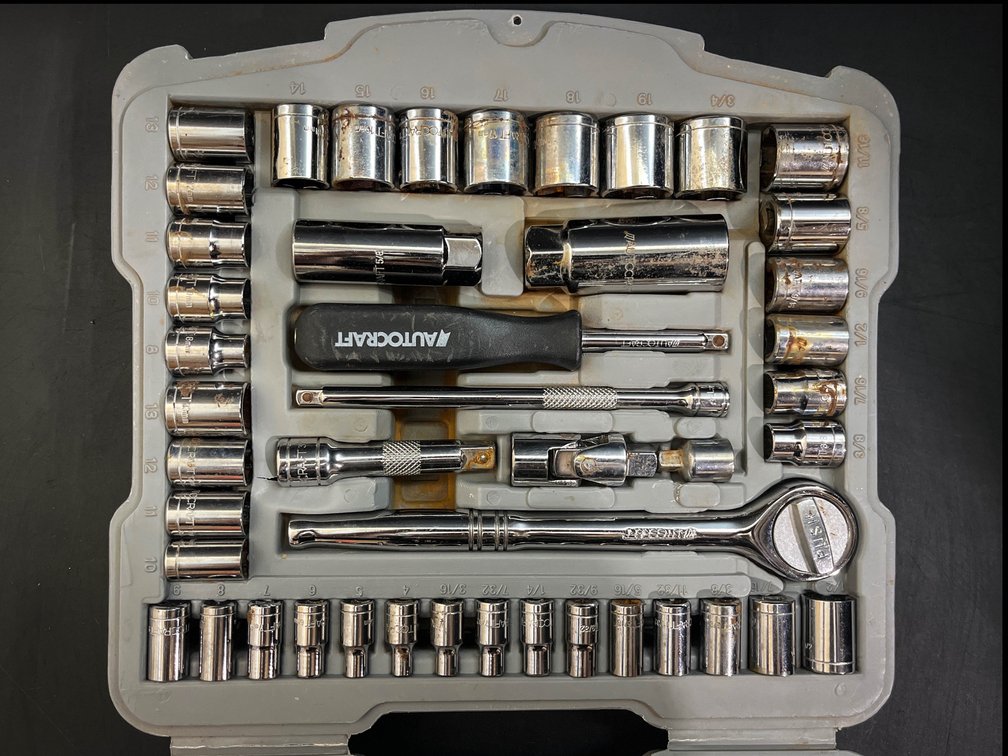 Autocraft 45 piece socket set