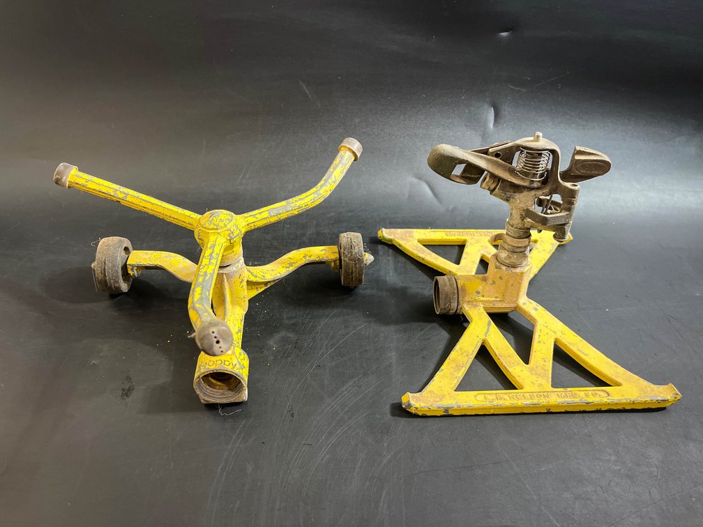 Vintage John Deere lawn sprinklers