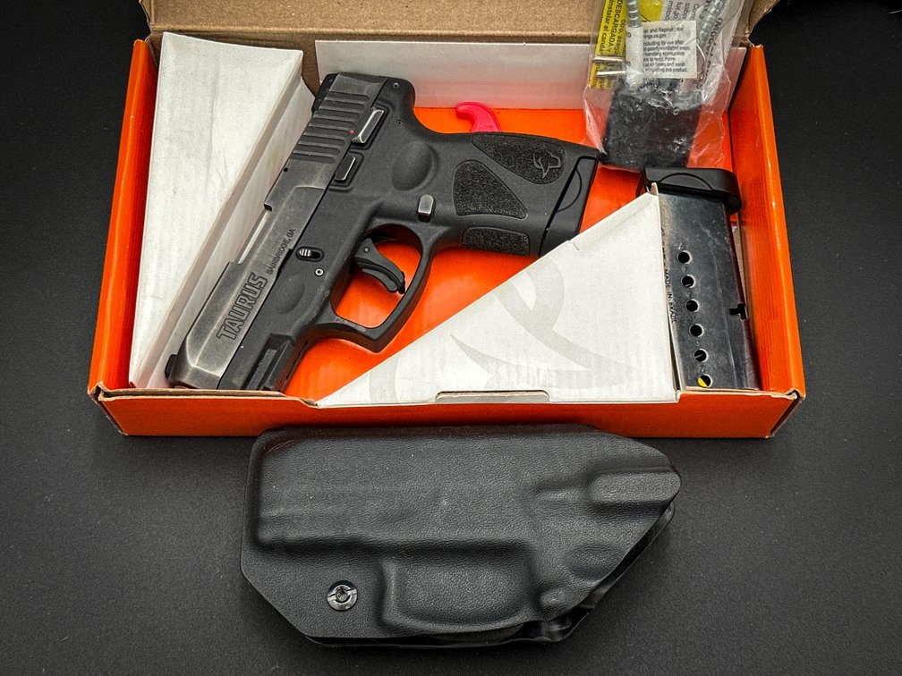Taurus G2S 9MM 2-Magazines and Holster in original box