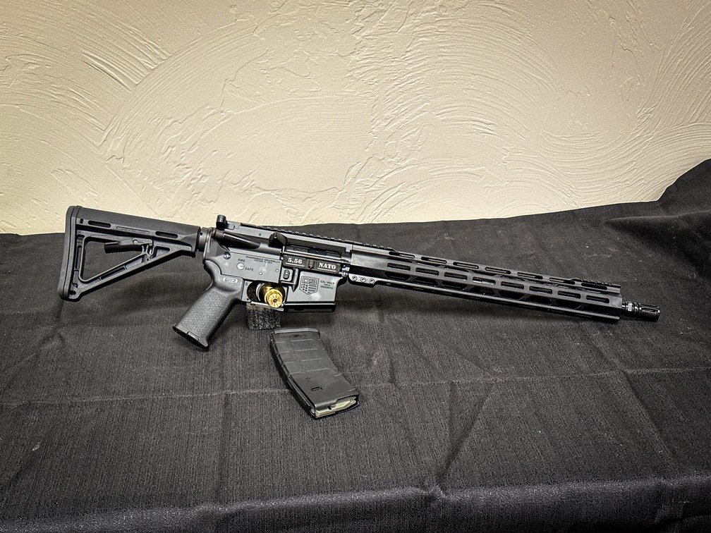 DiamondBack AR 15, 5.56 Cal 16” DB w/ 15” M-LOK Rail, 1-30 PMAG