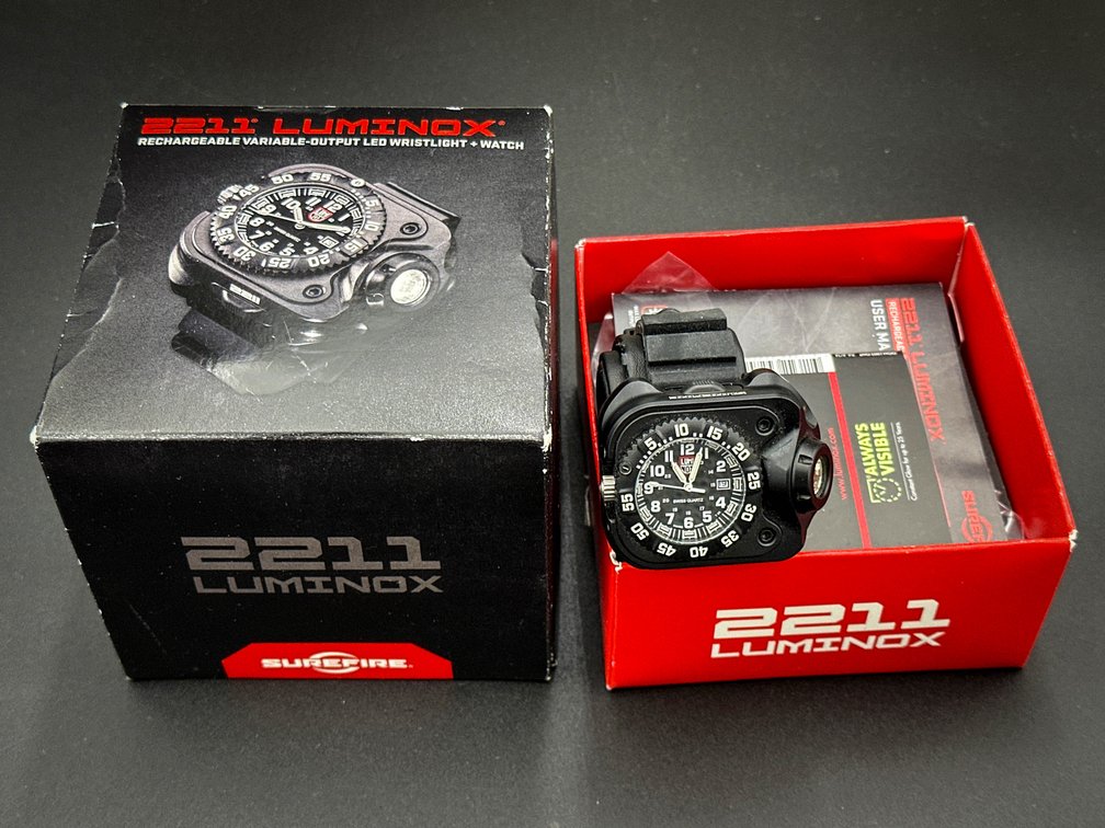 2211 Luminox Rechargeable LED Wrist Light Watch 