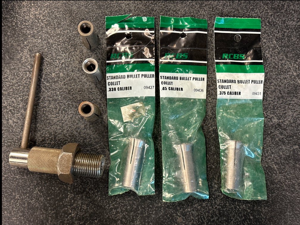 RCBS Bullet Puller Collet .338, .45, .375, 35, 30 RCBS Bullet Puller