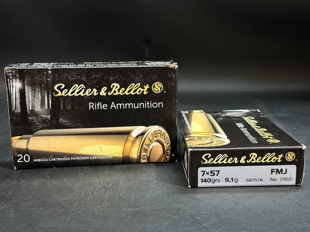 Seller & Bellot 7x57 FMJ 140g FMJ 2 Packs
