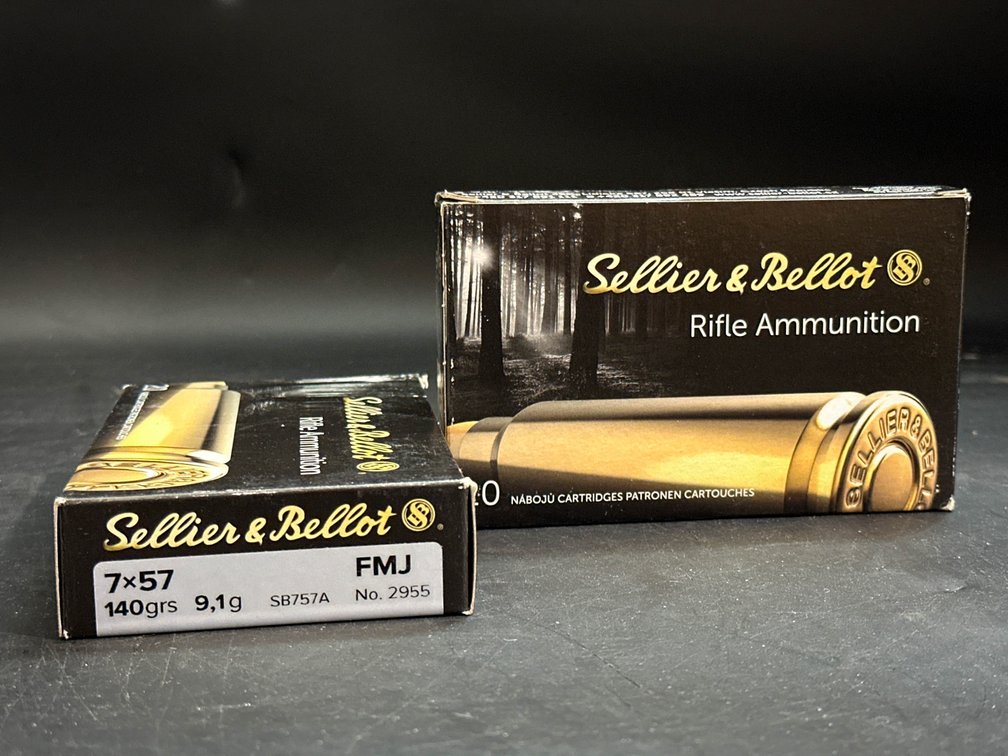 Seller & Bellot 7x57 FMJ 140g FMJ 2 Packs