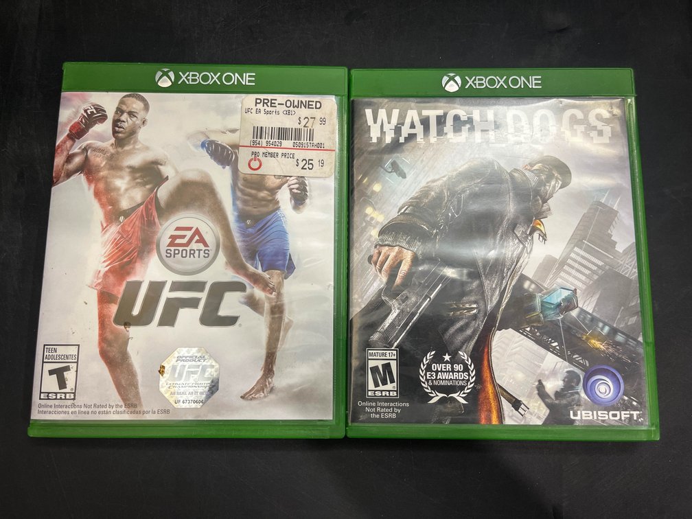 Xbox One Games, UFC, Watch Dogs