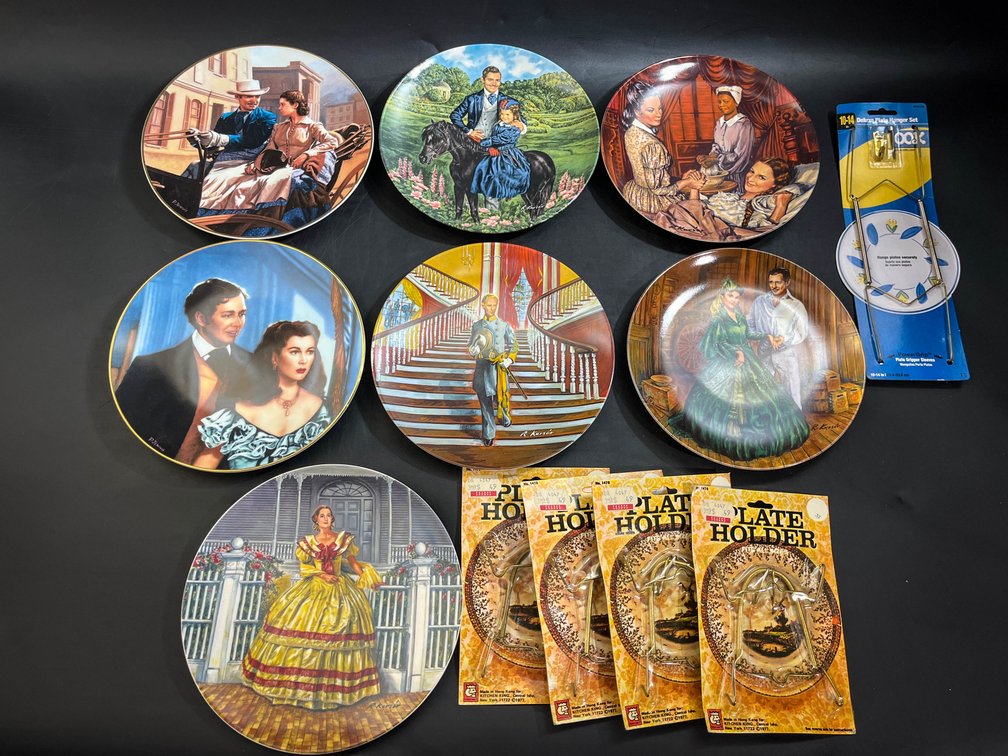 Gone with the wind plates and plate holders