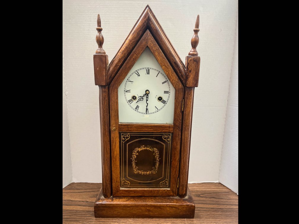Waterbury Clock Co. Steeple Shelf Clock