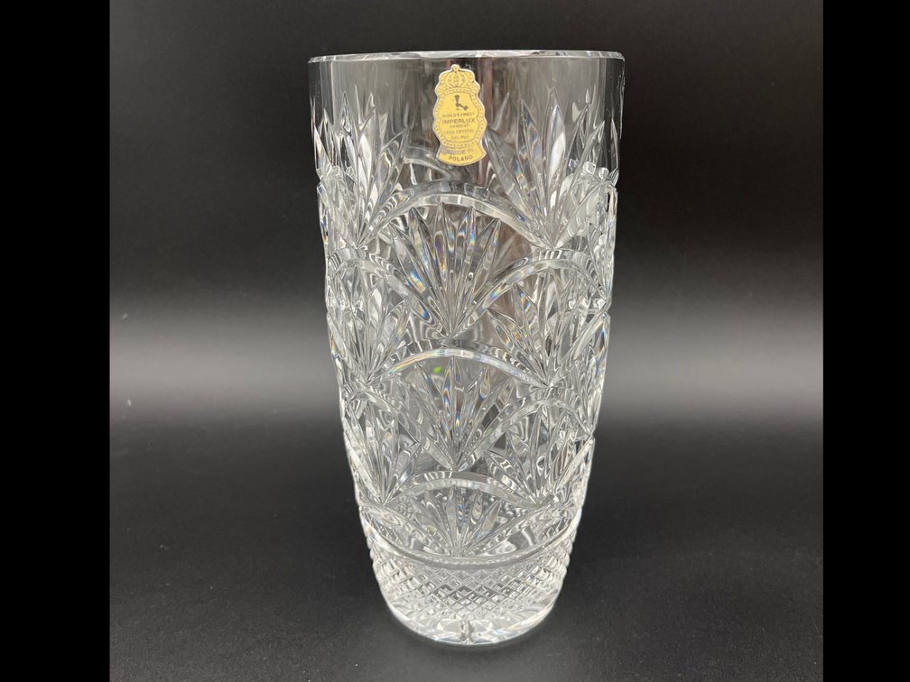 Imperlux lead crystal vase 