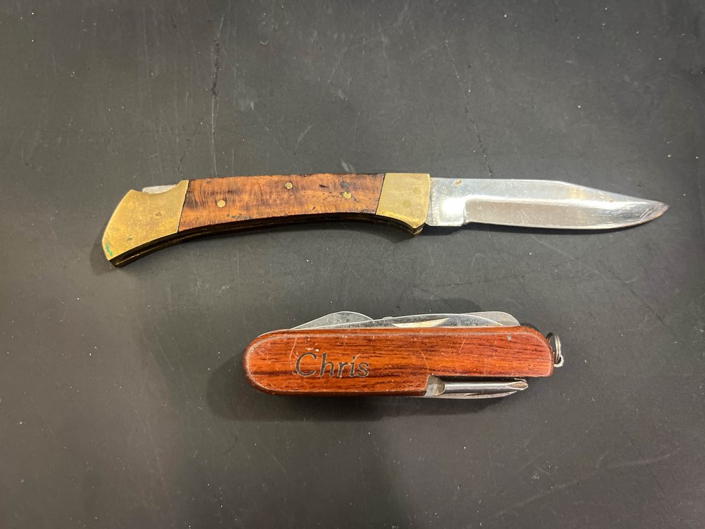 3” blade pocket knife and multitool