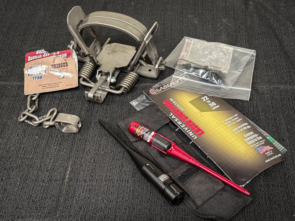 Trap for Mink & Raccoon and LaserLyte