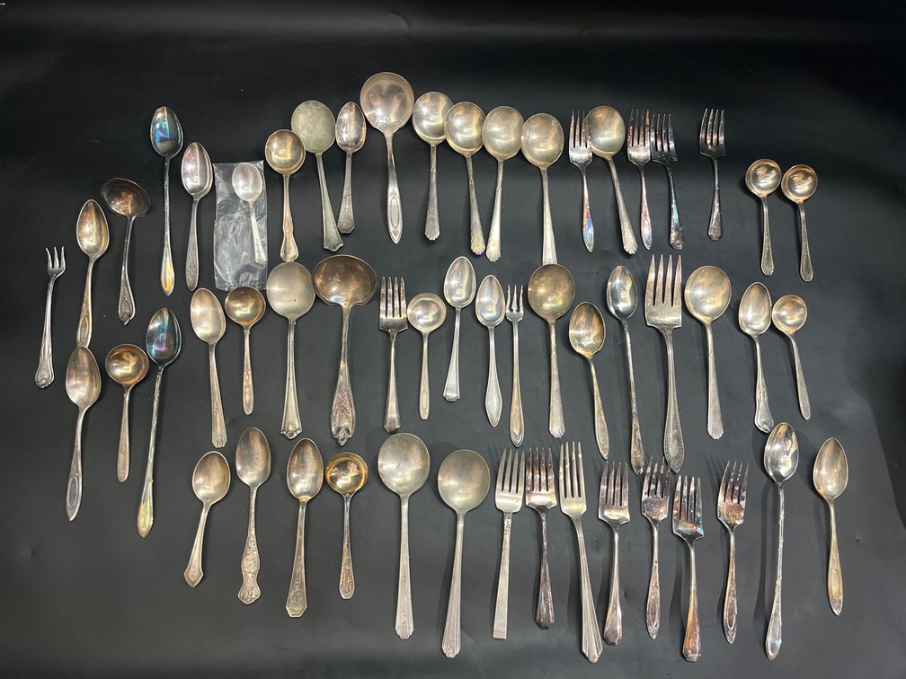Collection of Silver plated cutlery 