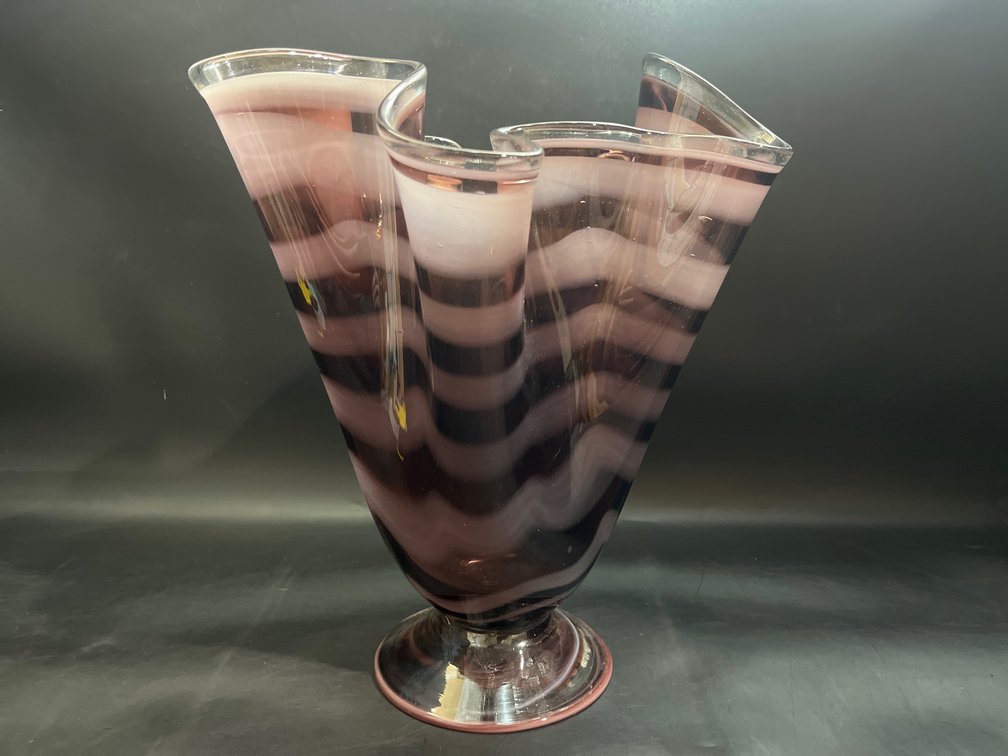 Art Glass Vase 13”