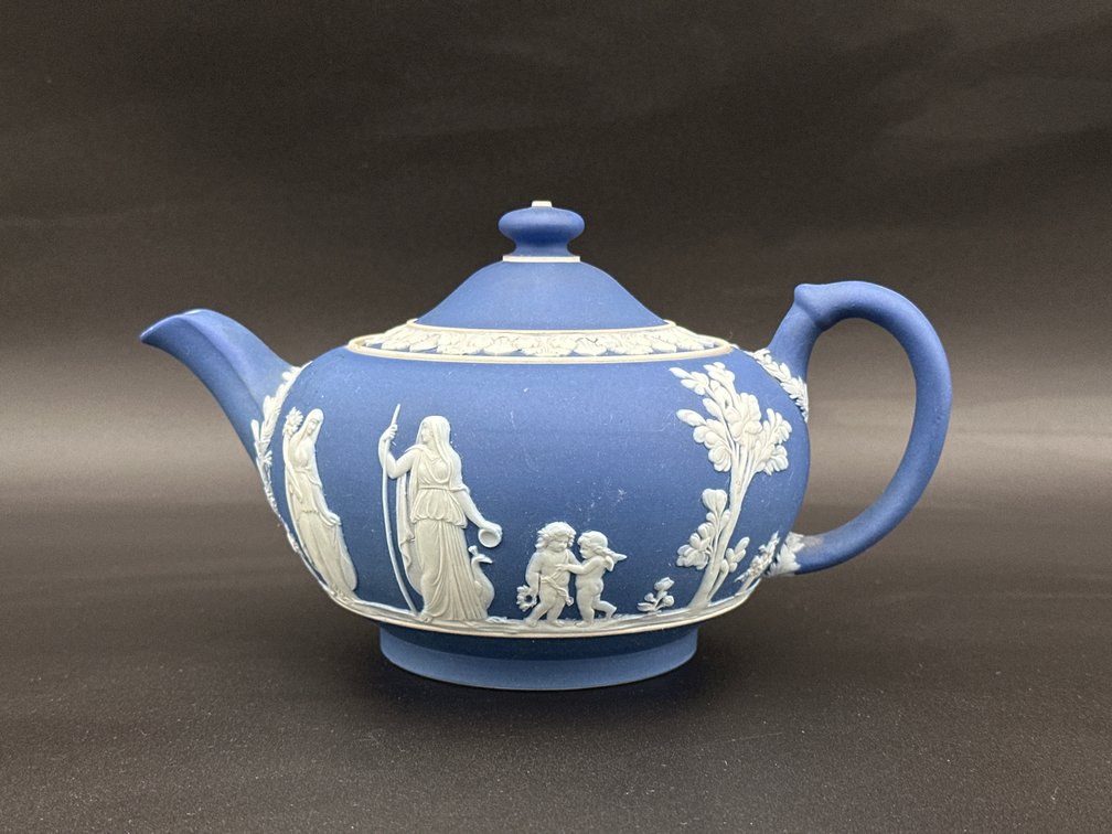 Wedgwood Jasper-ware Teapot England