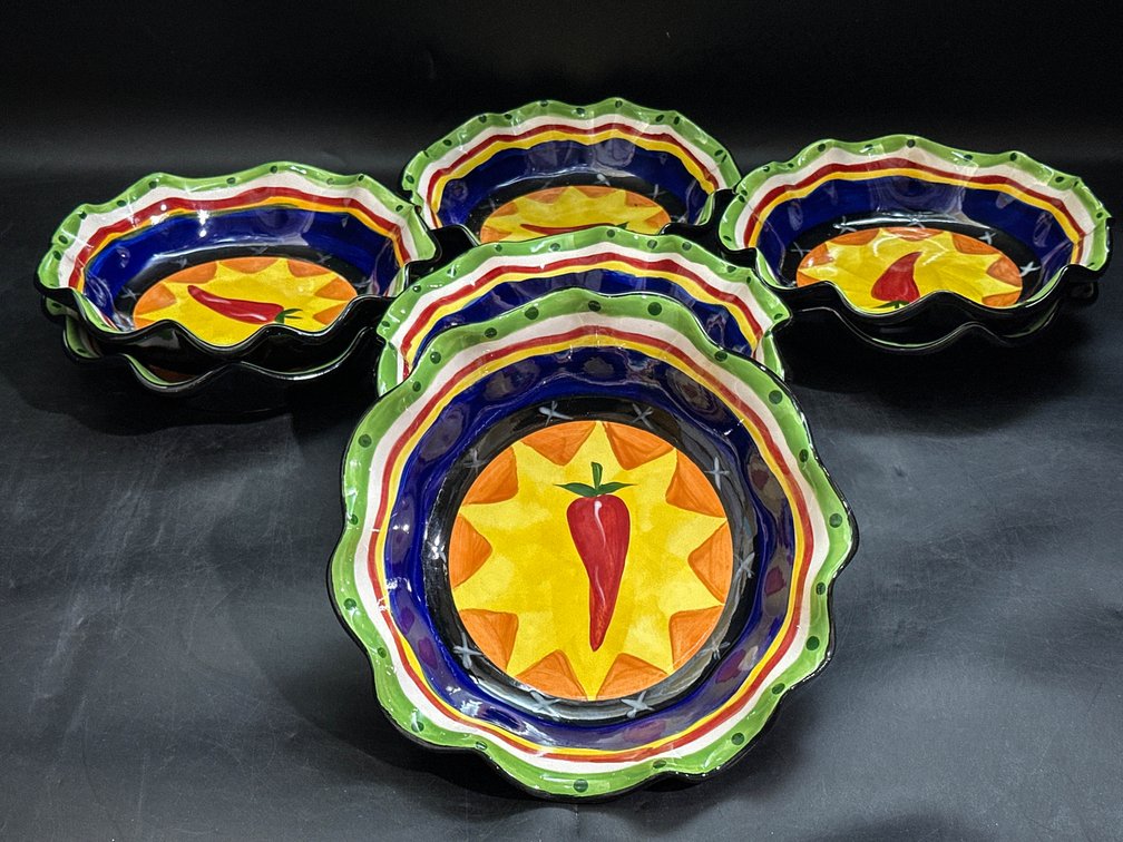 8- Chillipepper by JCPenney Home Collection bowls 