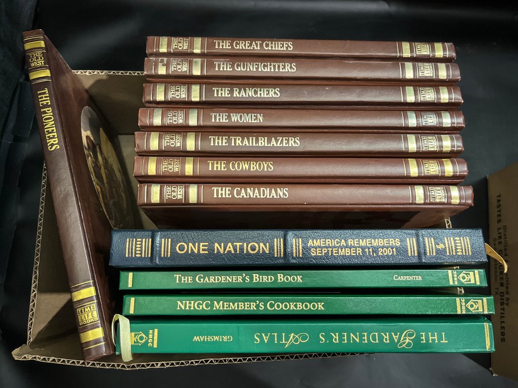 Hard cover books incl Time Life Books- Old West Series