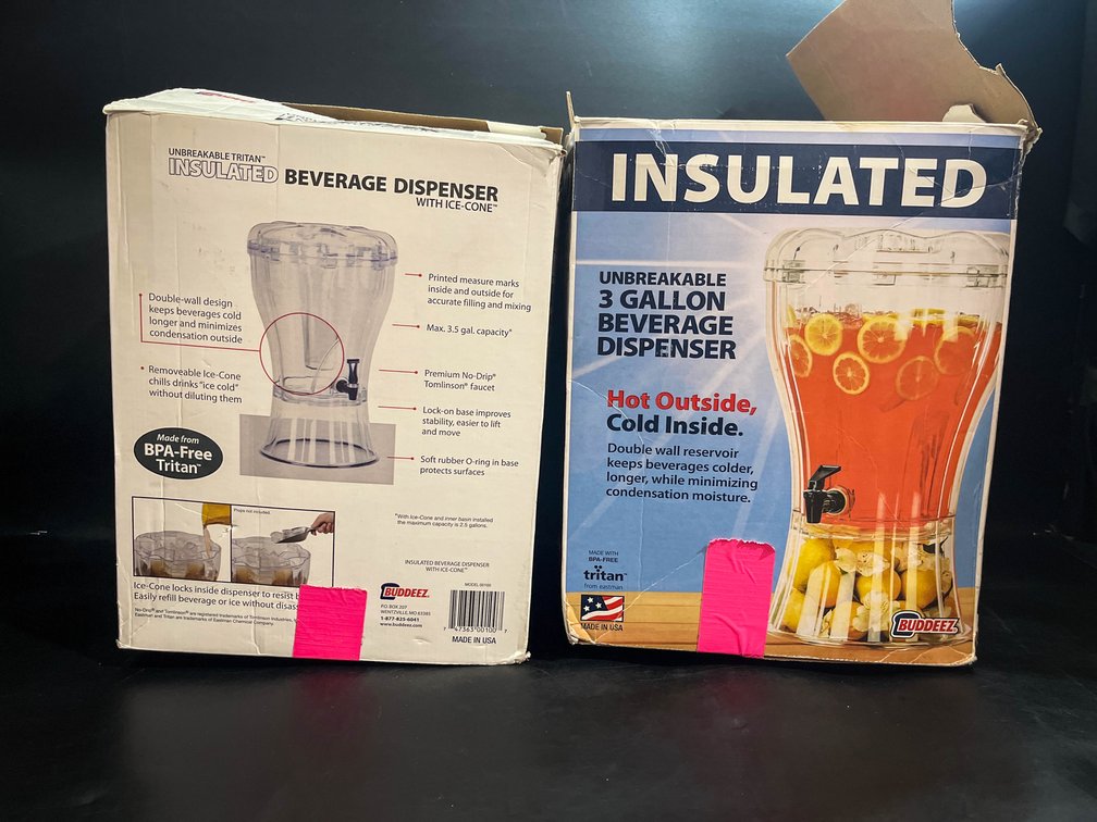 Two 3 Gallon Insulated beverage dispensers