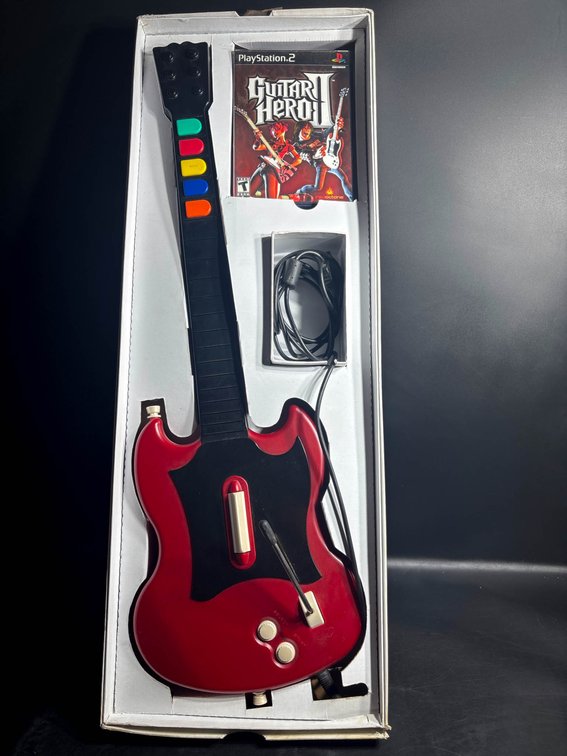 Guitar Hero II for PS2 with Guitar Controller