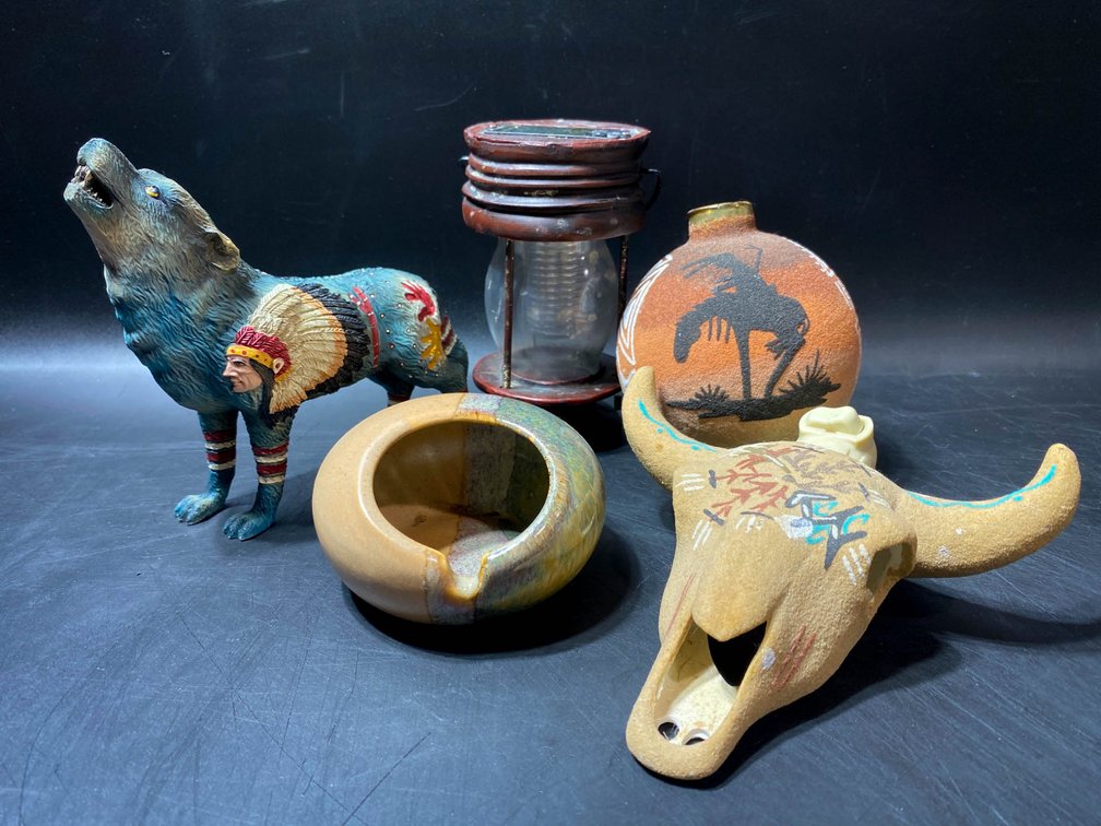 Collection of Southwestern-Style Decorative Items