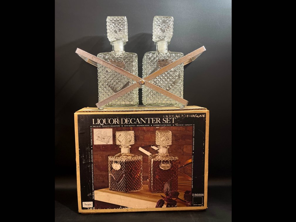 Sears Liquor Decanter Set 