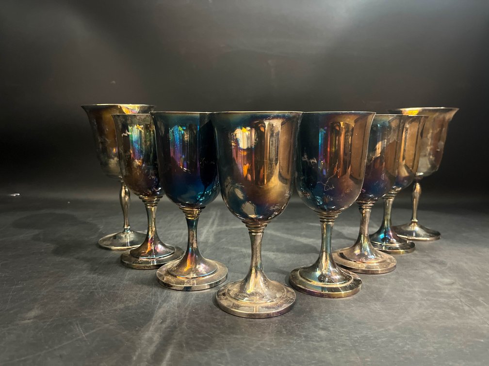 Oneida Silver Plated Goblets