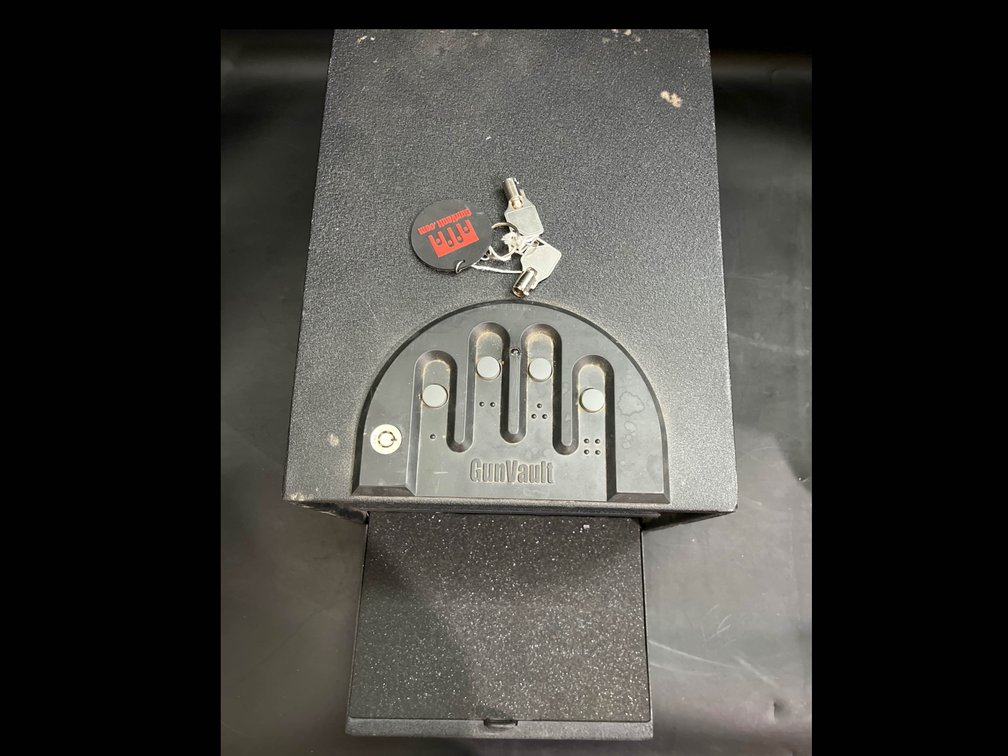 GunVault MiniVault with keys