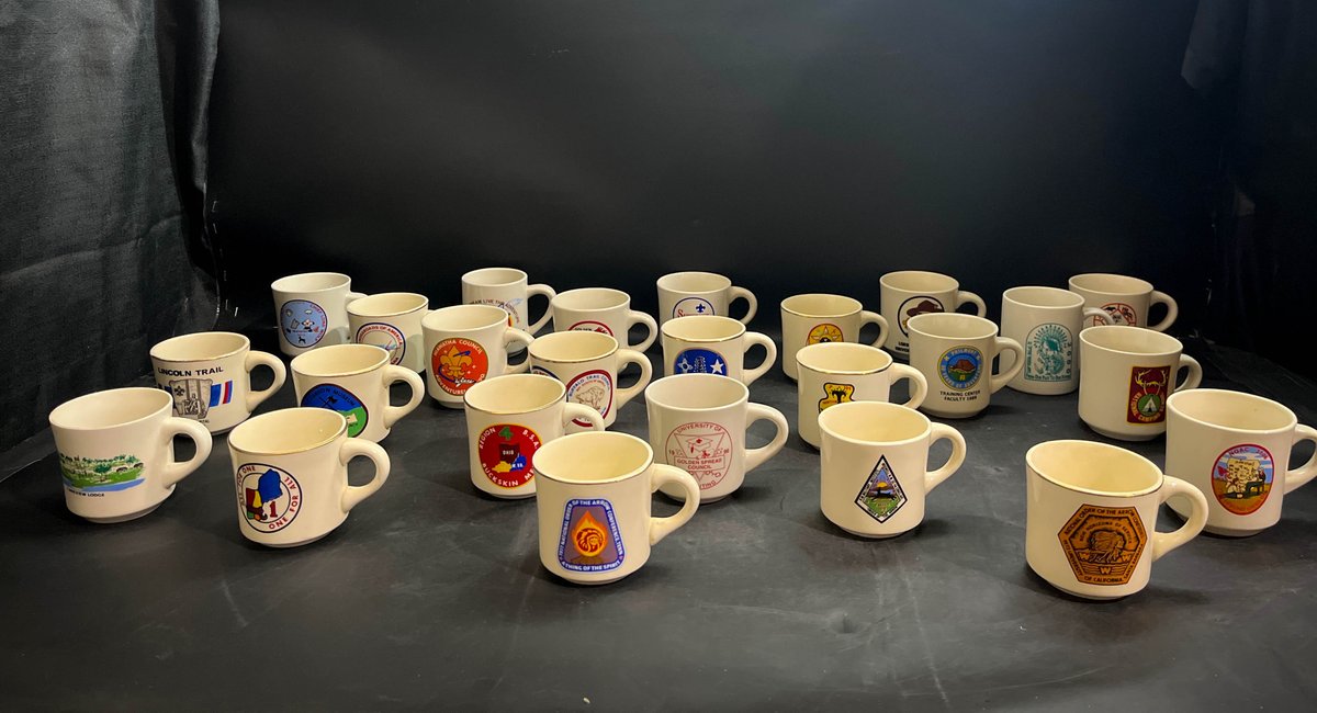 Collection of Boy Scouts Mugs 