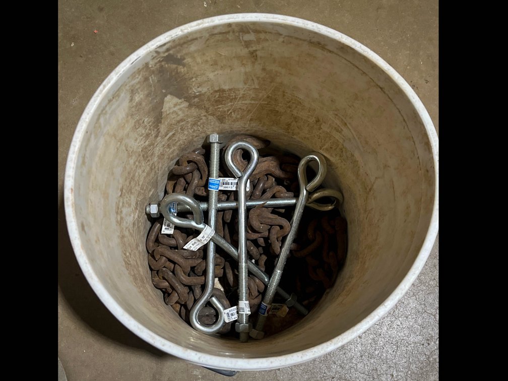Eye Bolt Nuts, and chains